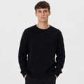 Men's Crew Neck Sweater - Geometric Long Sleeve Pullover
