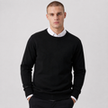 Men's Cashmere Blend Sweater - Crew Neck Long Sleeve