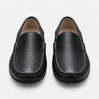 Men's Genuine Leather Driving Loafers – Classic Slip-On Moccasins