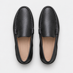 Men's Genuine Leather Driving Loafers – Classic Slip-On Moccasins
