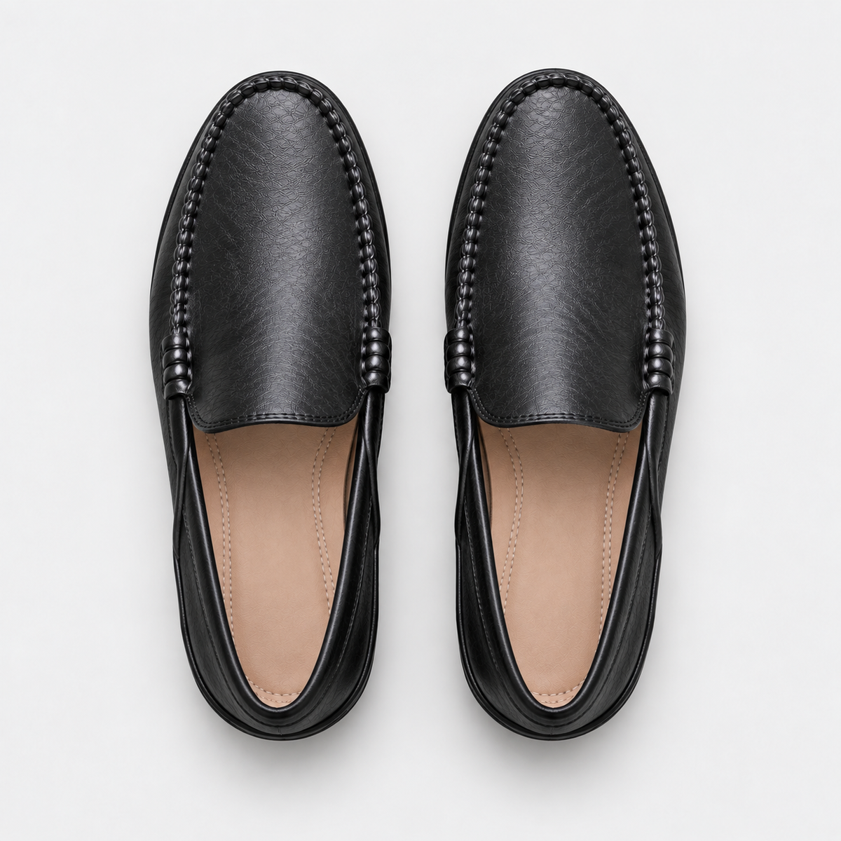 Men's Genuine Leather Driving Loafers – Classic Slip-On Moccasins