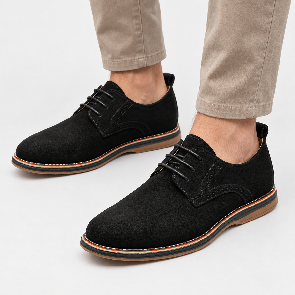 Men's Oxford Shoes Lace Up Business Casual Formal Footwear