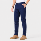Men's Chino Pants - Stretch Cotton Smart Casual Trousers