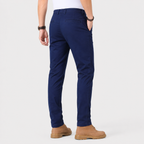Men's Chino Pants - Stretch Cotton Smart Casual Trousers