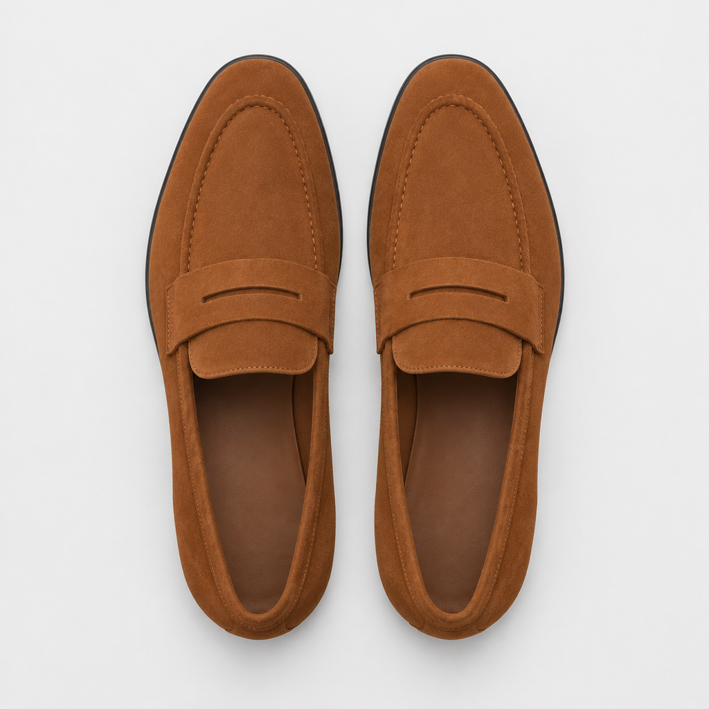 Men’s Suede Leather Slip-On Loafers