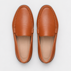 Men's Genuine Leather Driving Loafers – Classic Slip-On Moccasins