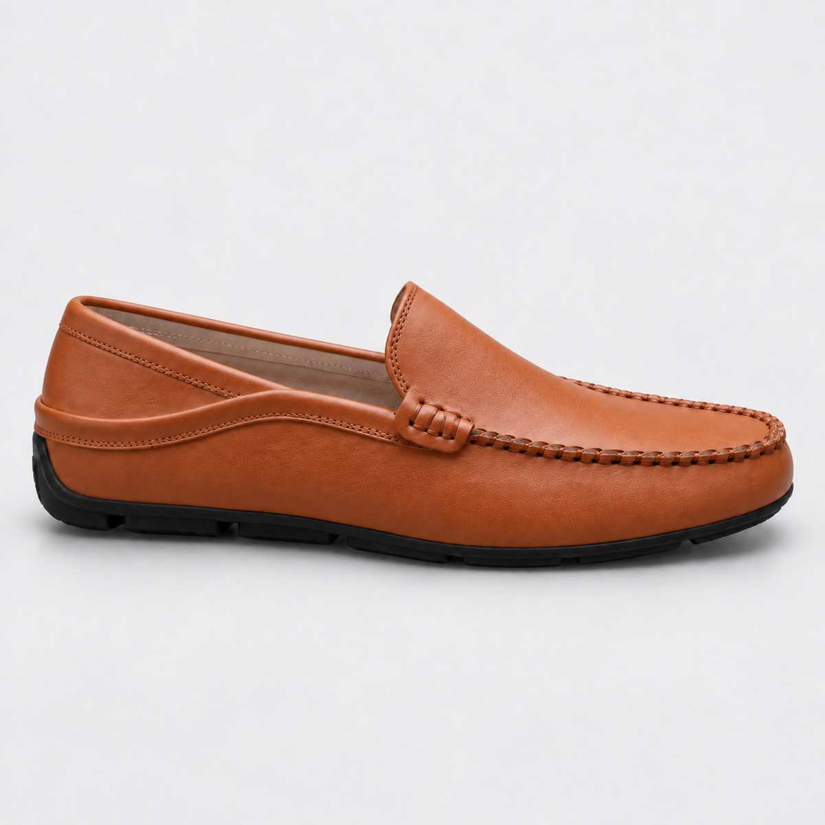 Men's Genuine Leather Driving Loafers – Classic Slip-On Moccasins