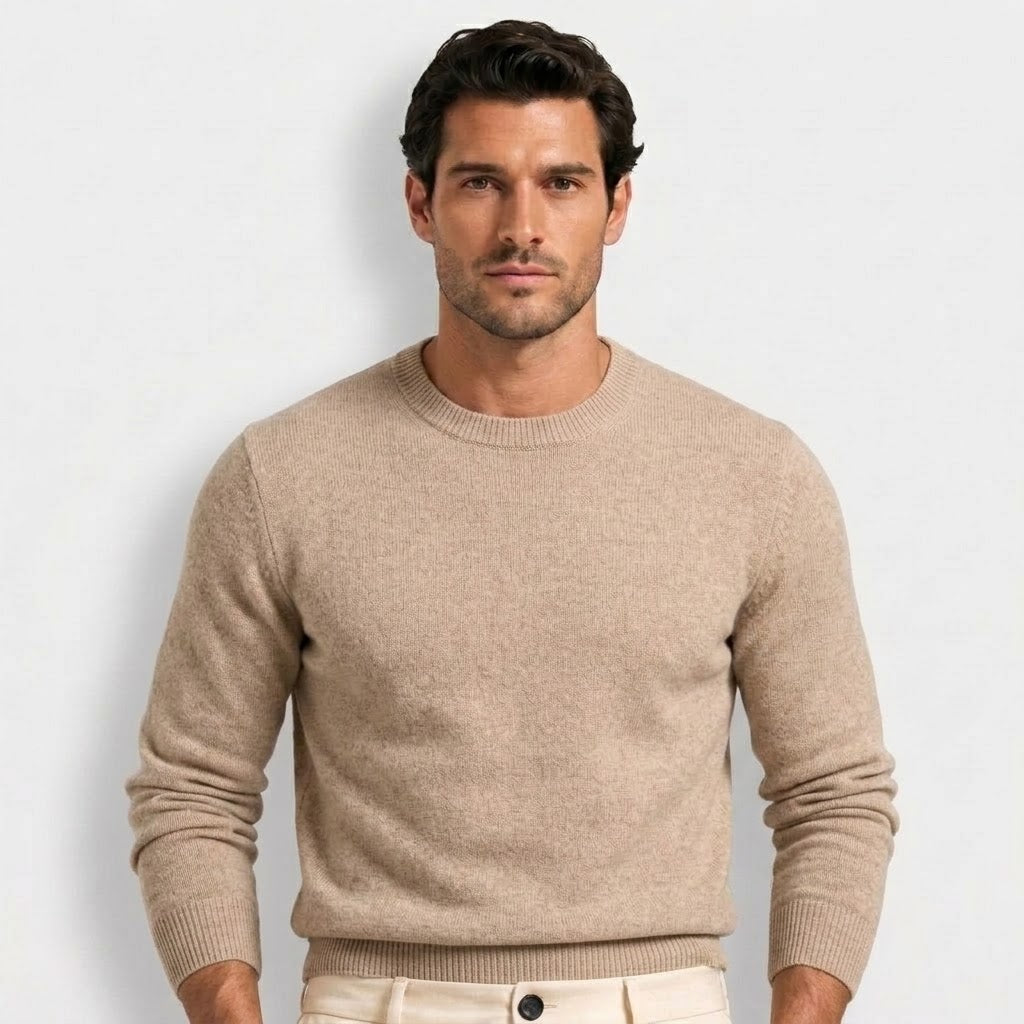 Men’s Merino Wool Half-Zip Hooded Sweater