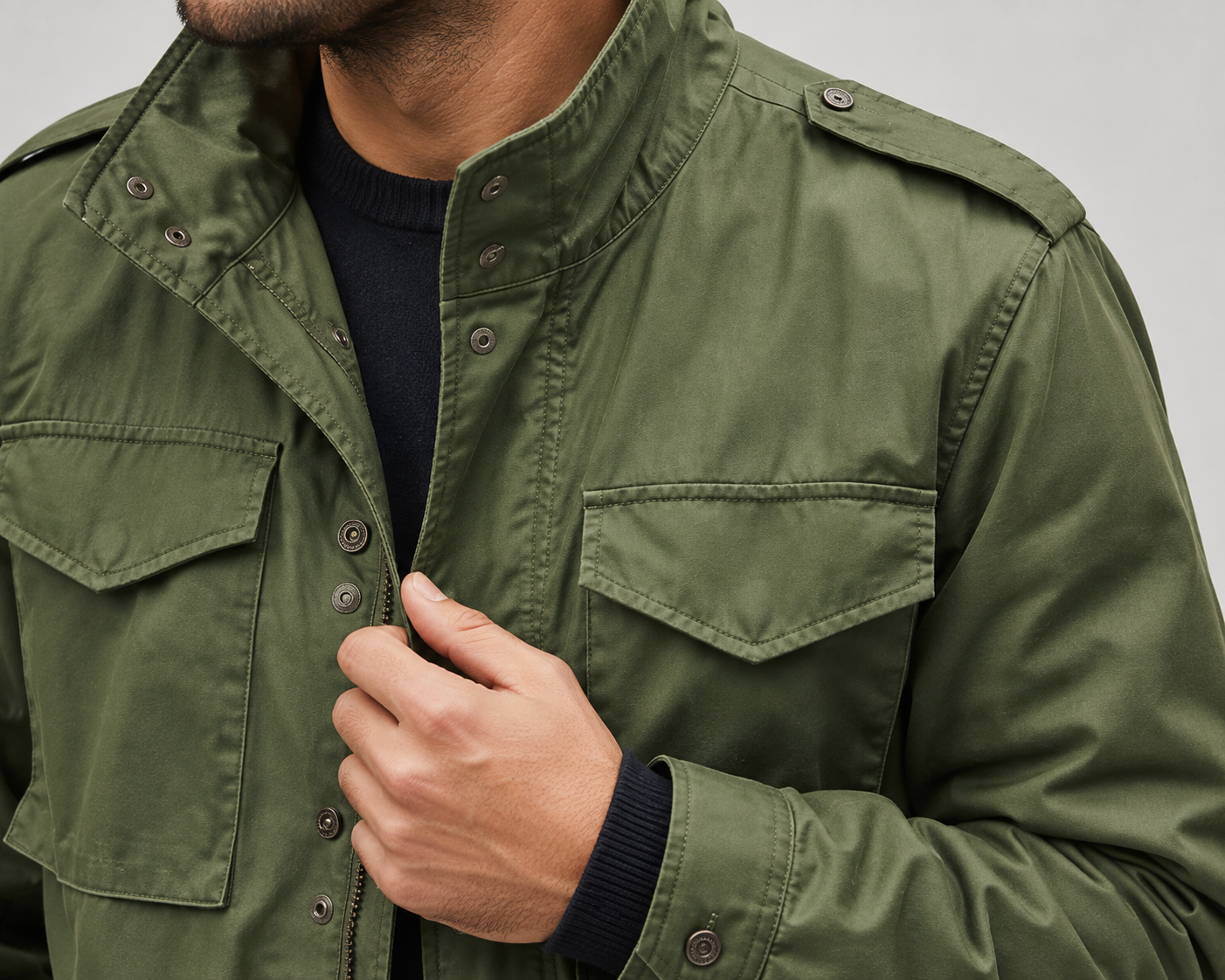 Men’s Classic M65 Multi-Pocket Field Jacket