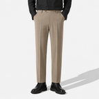 Men’s Classic Slim-Fit Suit Trousers