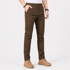 Men's Chino Pants - Stretch Cotton Smart Casual Trousers