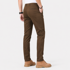 Men's Chino Pants - Stretch Cotton Smart Casual Trousers