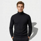Men’s Classic High-Neck Knit Sweater