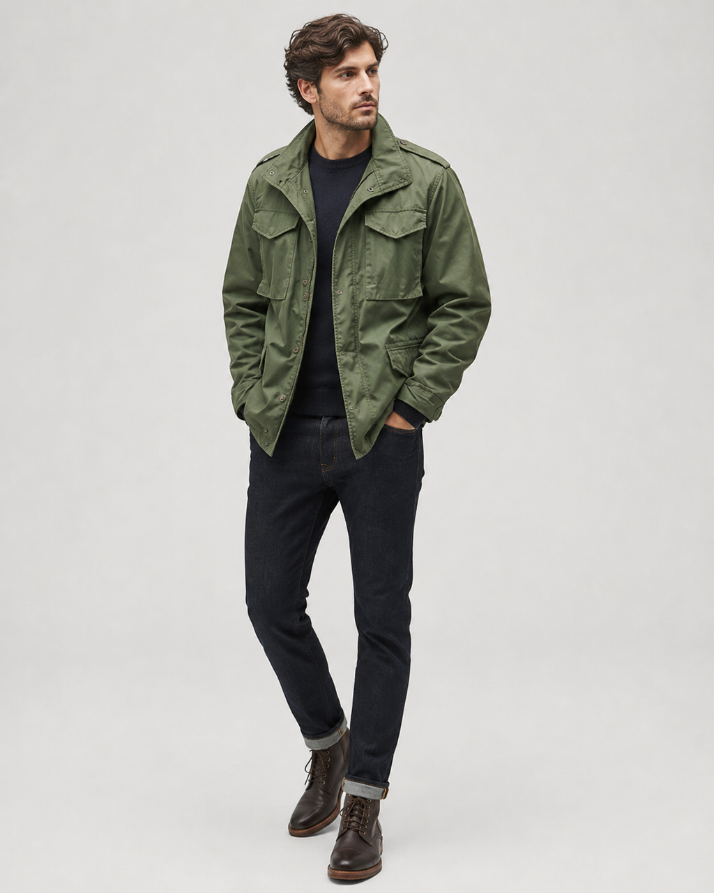Men’s Classic M65 Multi-Pocket Field Jacket