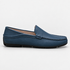 Men's Genuine Leather Driving Loafers – Classic Slip-On Moccasins