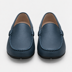 Men's Genuine Leather Driving Loafers – Classic Slip-On Moccasins