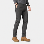 Men's Chino Pants - Stretch Cotton Smart Casual Trousers