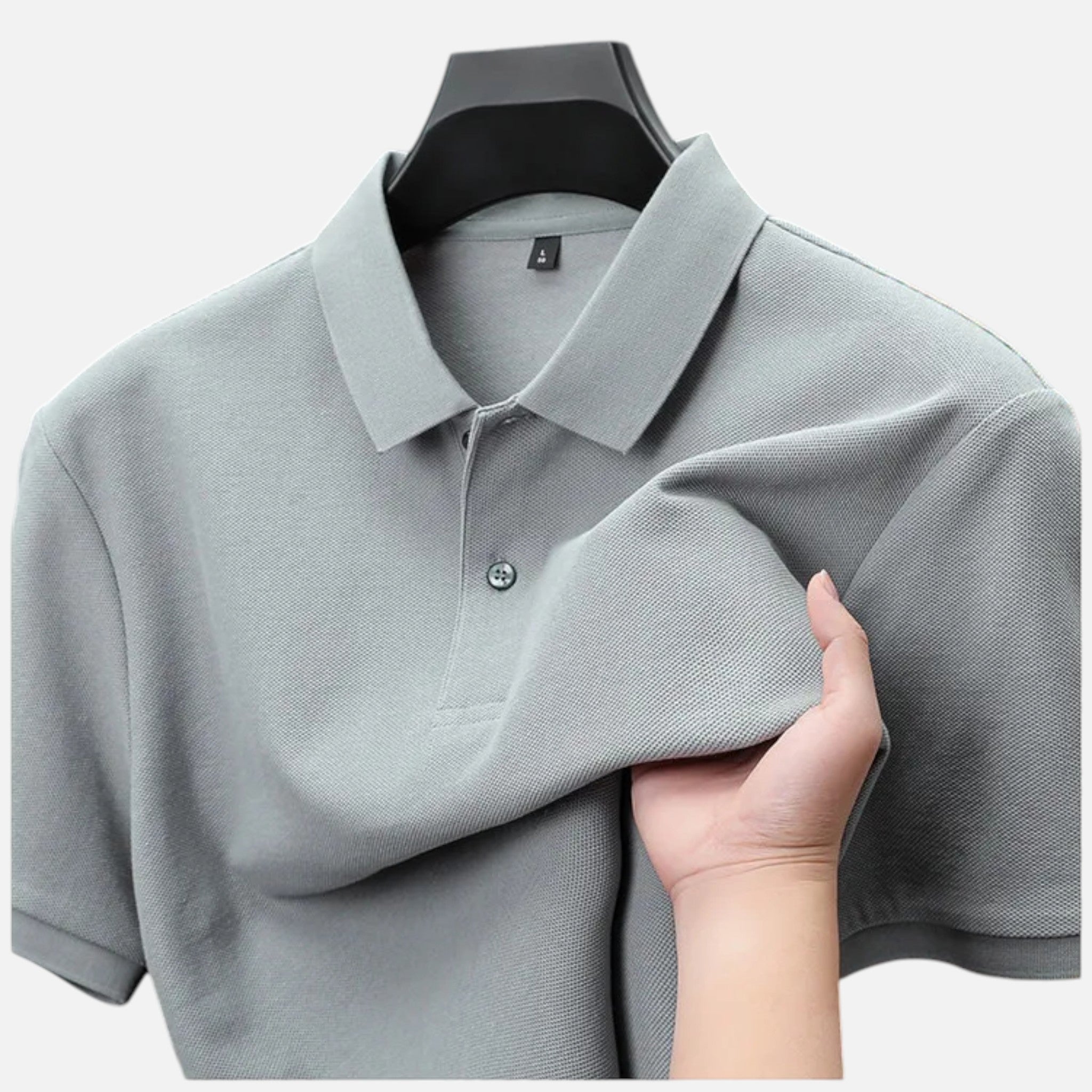 Maison Delmont | Men’s Breathable Cotton Golf Polo