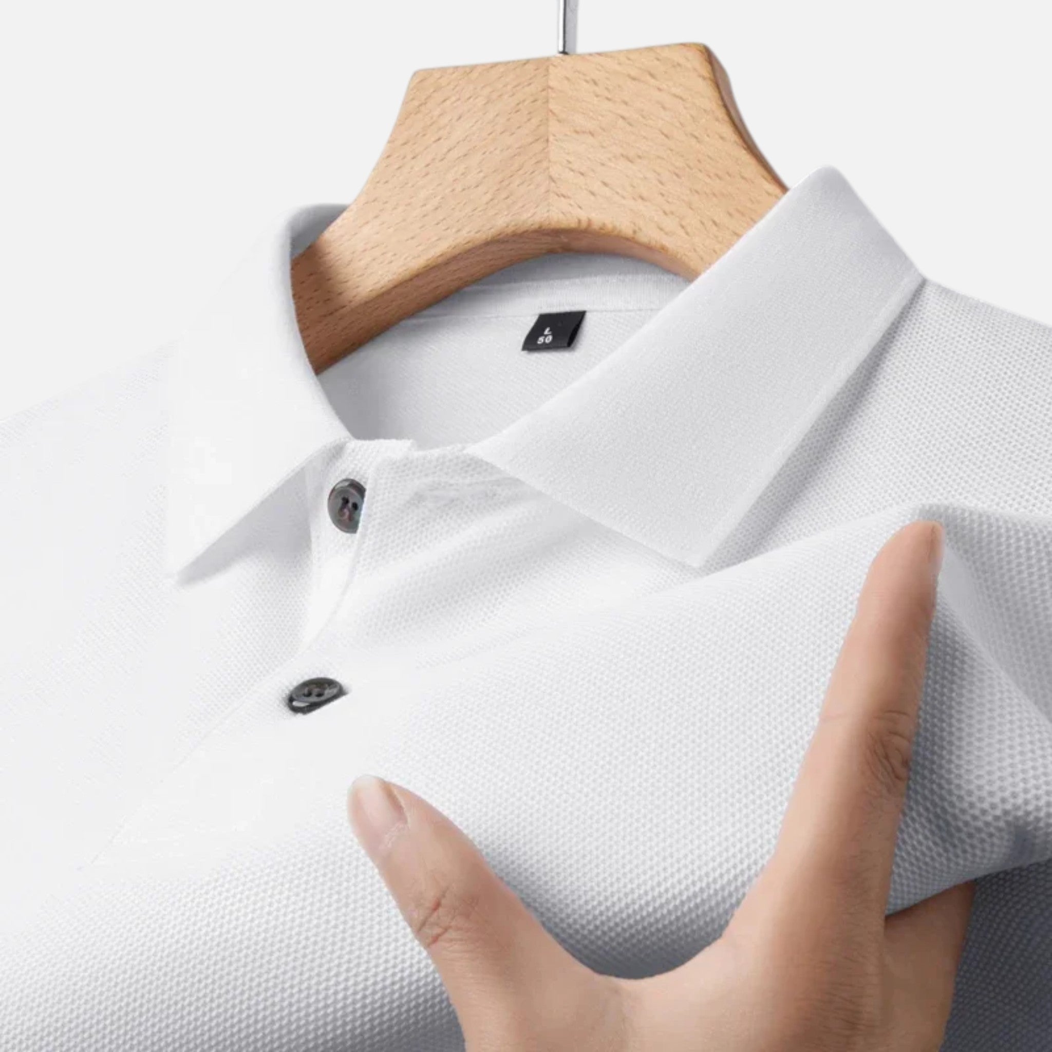 Maison Delmont | Men’s Breathable Cotton Golf Polo