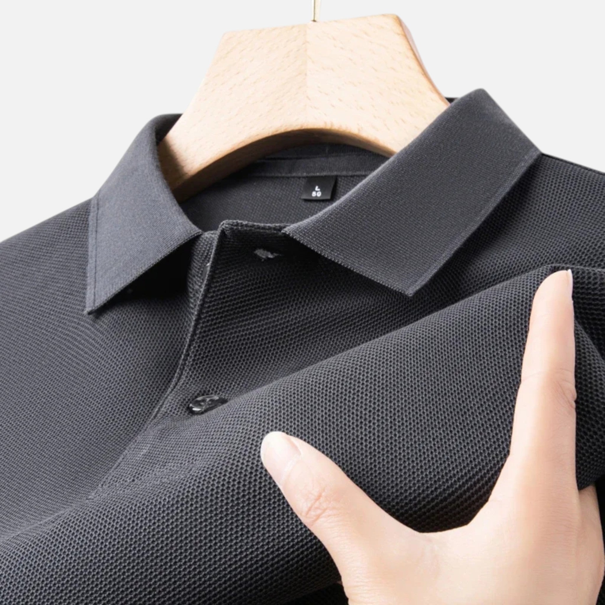 Maison Delmont | Men’s Breathable Cotton Golf Polo