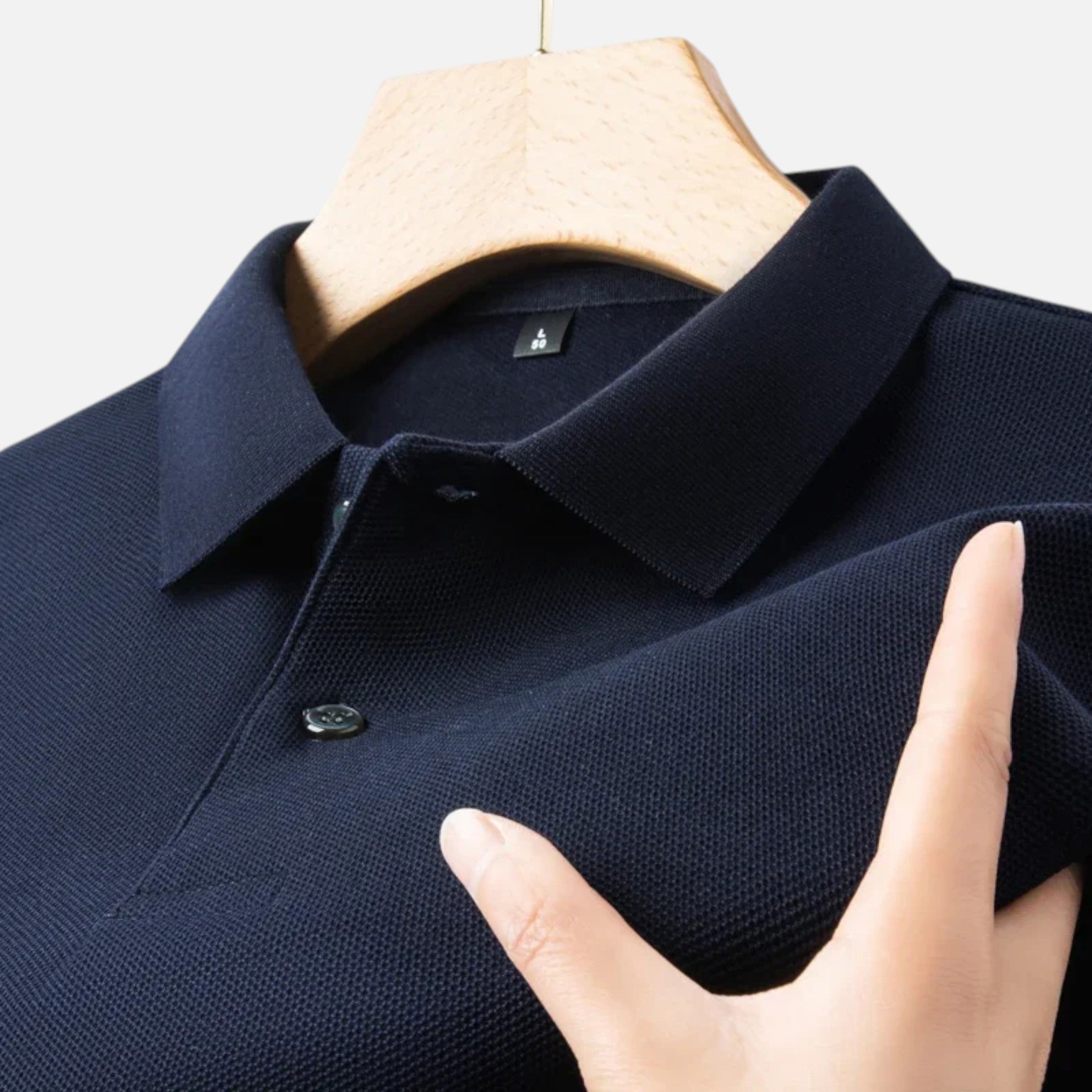 Maison Delmont | Men’s Breathable Cotton Golf Polo