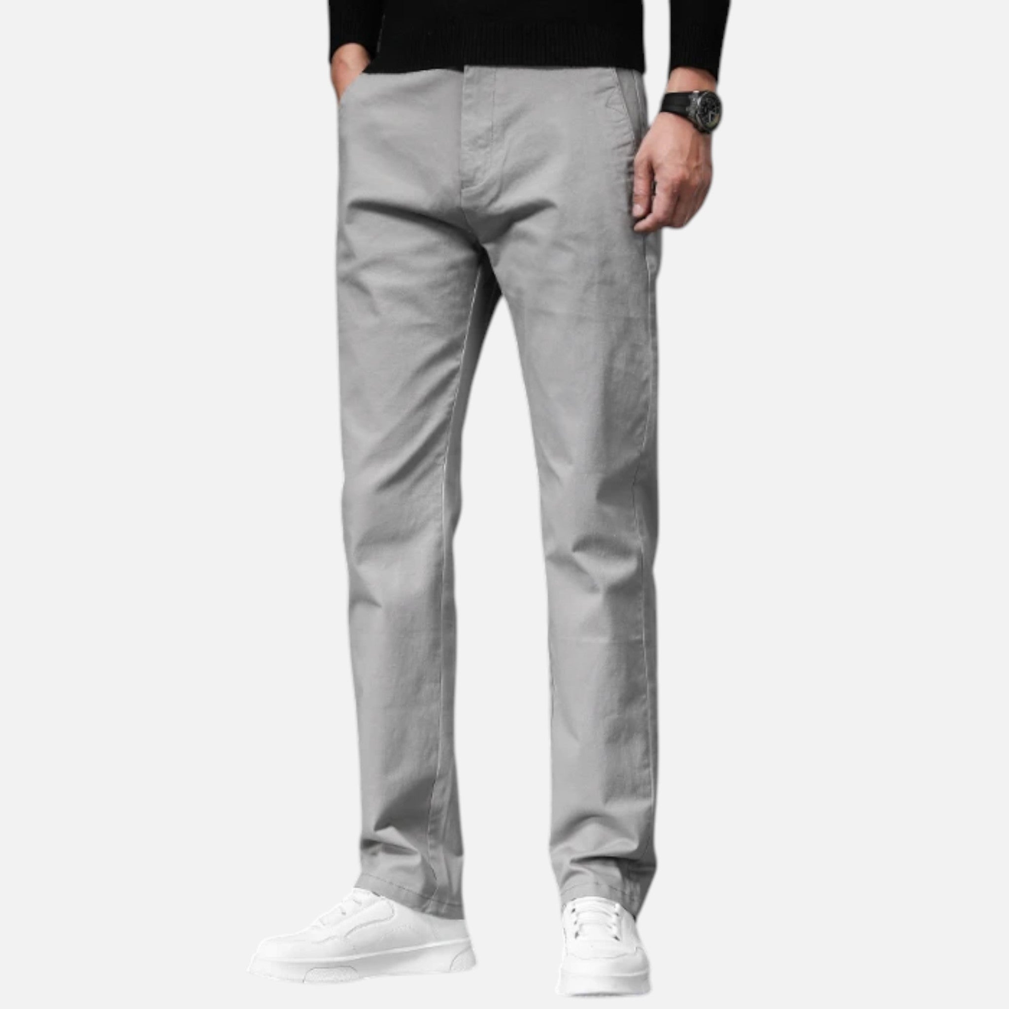 Maison Delmont | Men’s Cotton Blend Chinos