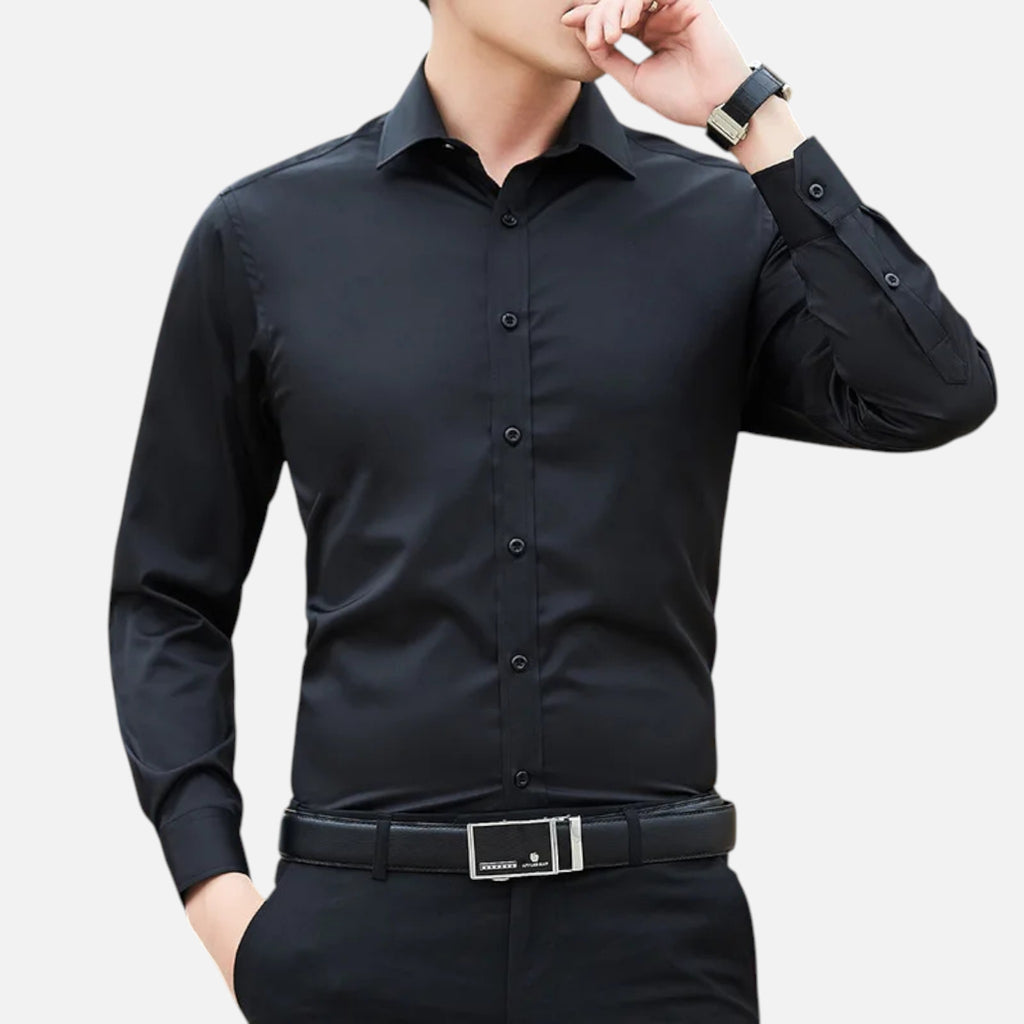 Maison Delmont | Men’s Classic Long Sleeve Shirt