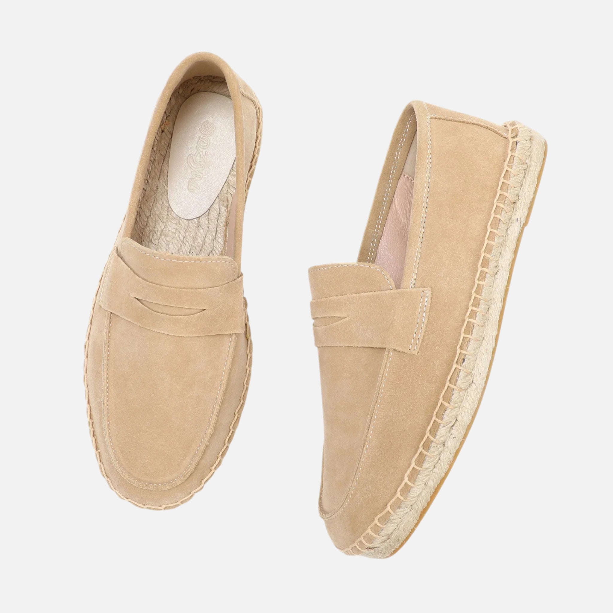 Men’s Suede Espadrille Loafers