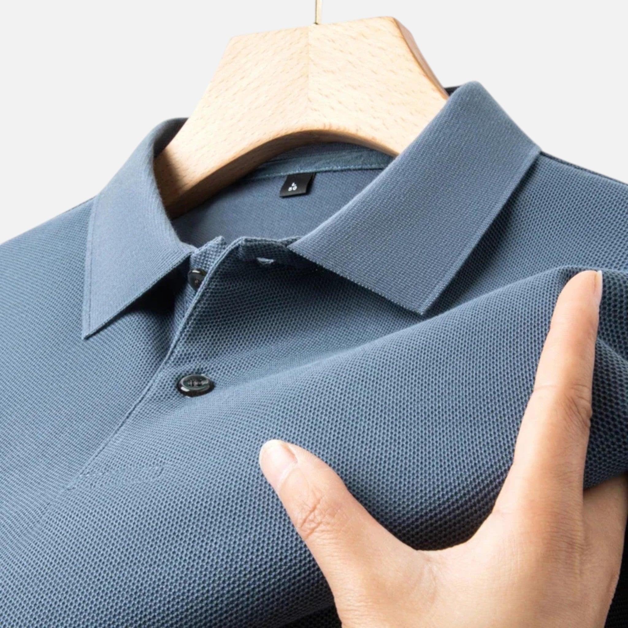 Maison Delmont | Men’s Breathable Cotton Golf Polo