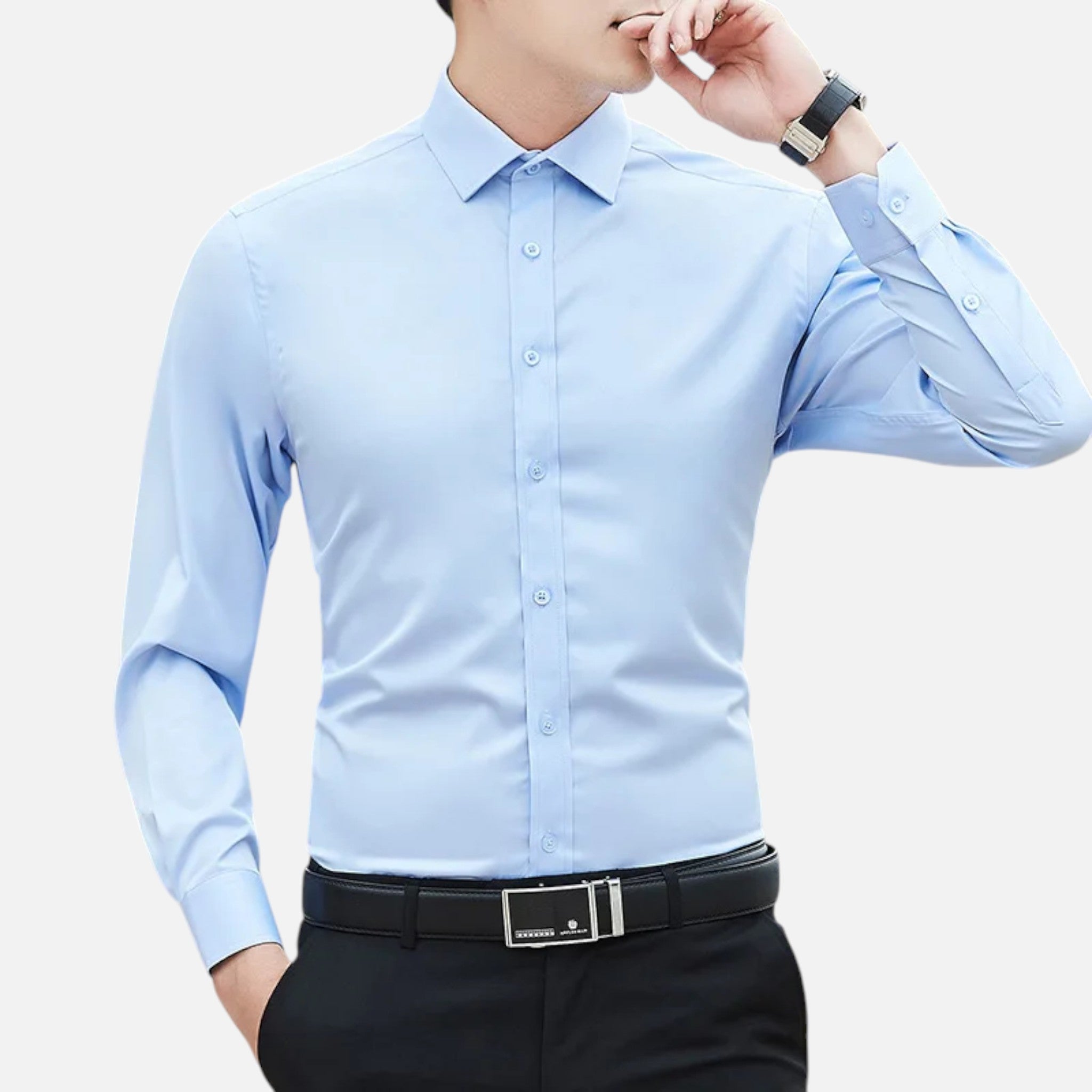 Maison Delmont | Men’s Classic Long Sleeve Shirt