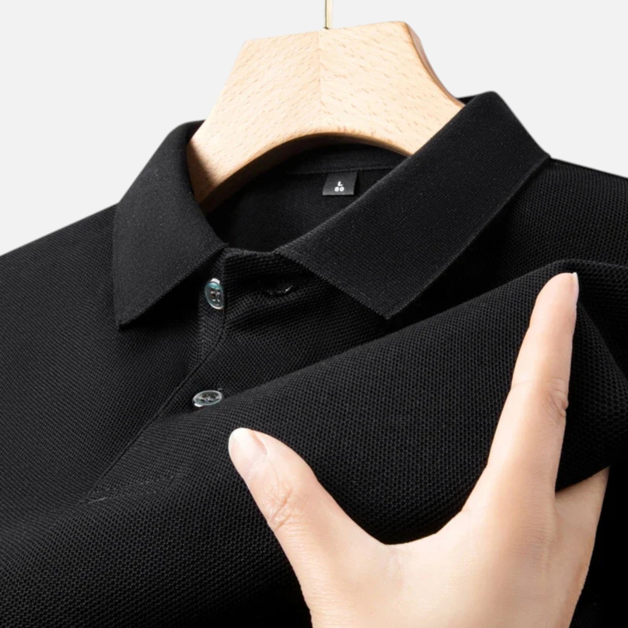 Maison Delmont | Men’s Breathable Cotton Golf Polo