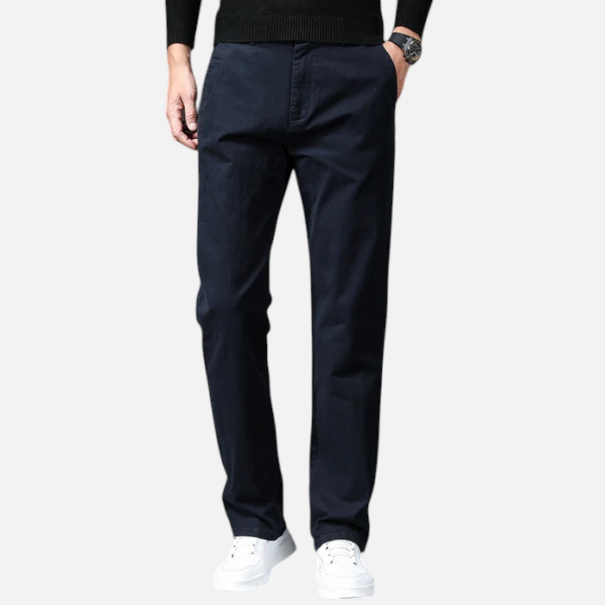 Maison Delmont | Men’s Cotton Blend Chinos