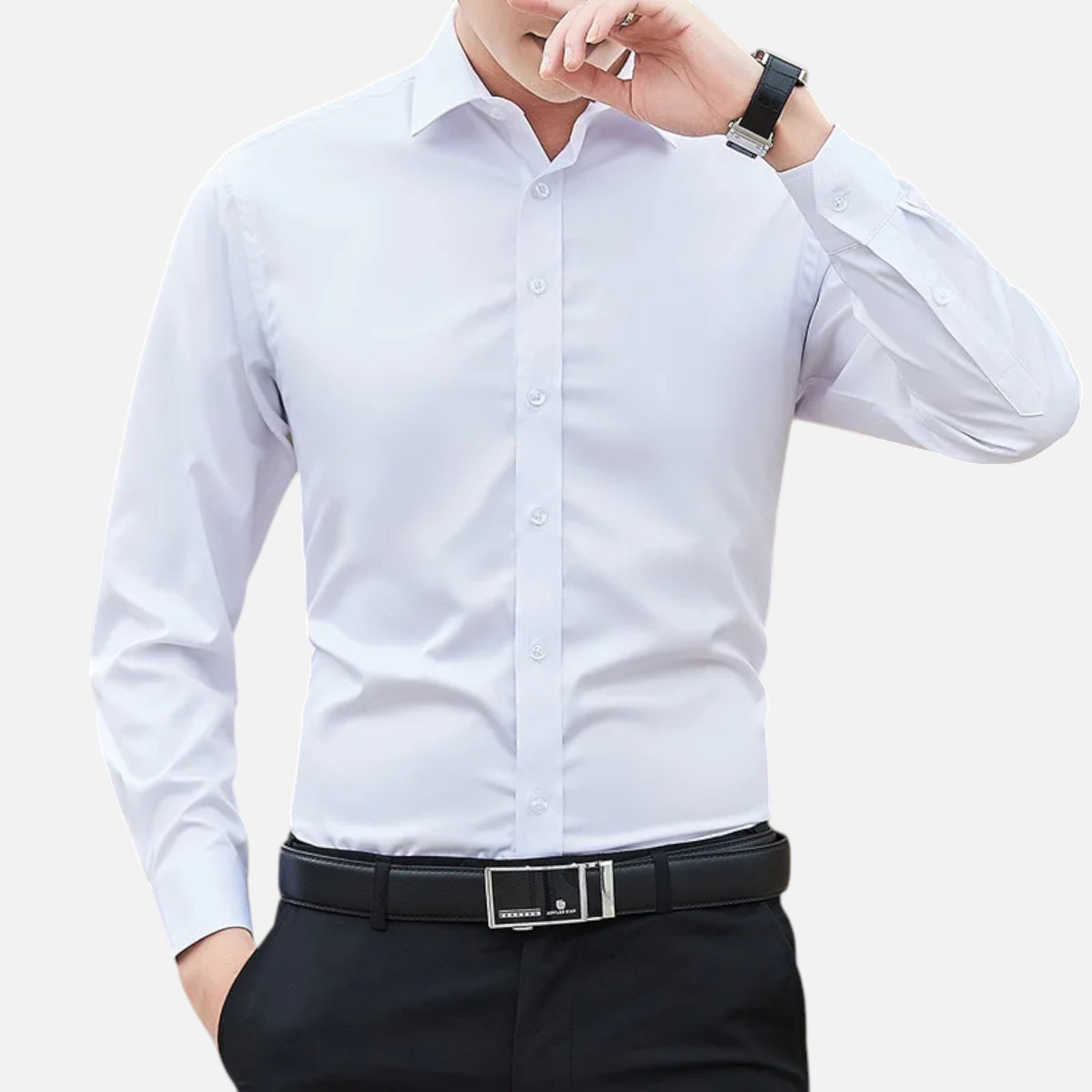 Maison Delmont | Men’s Classic Long Sleeve Shirt