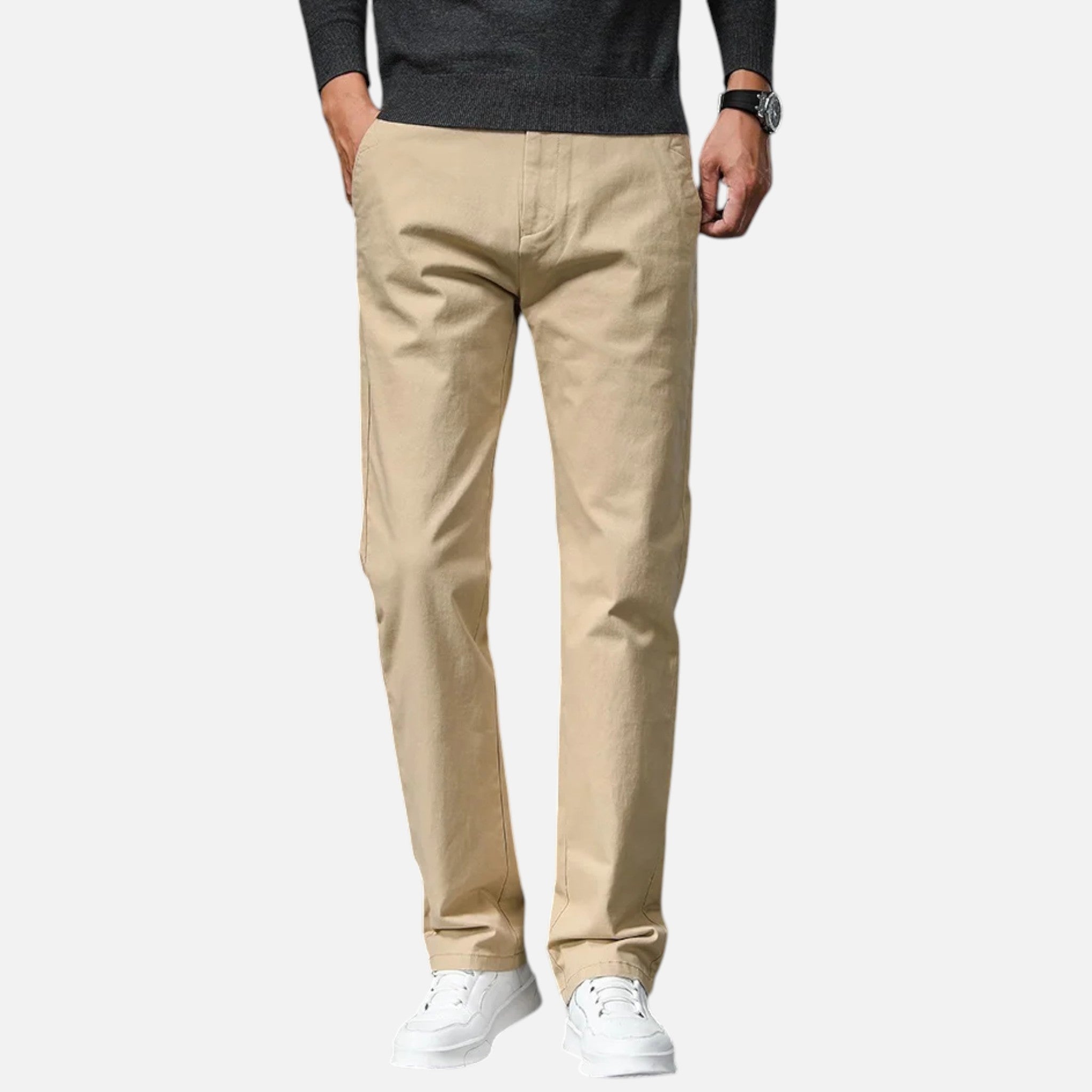 Maison Delmont | Men’s Cotton Blend Chinos