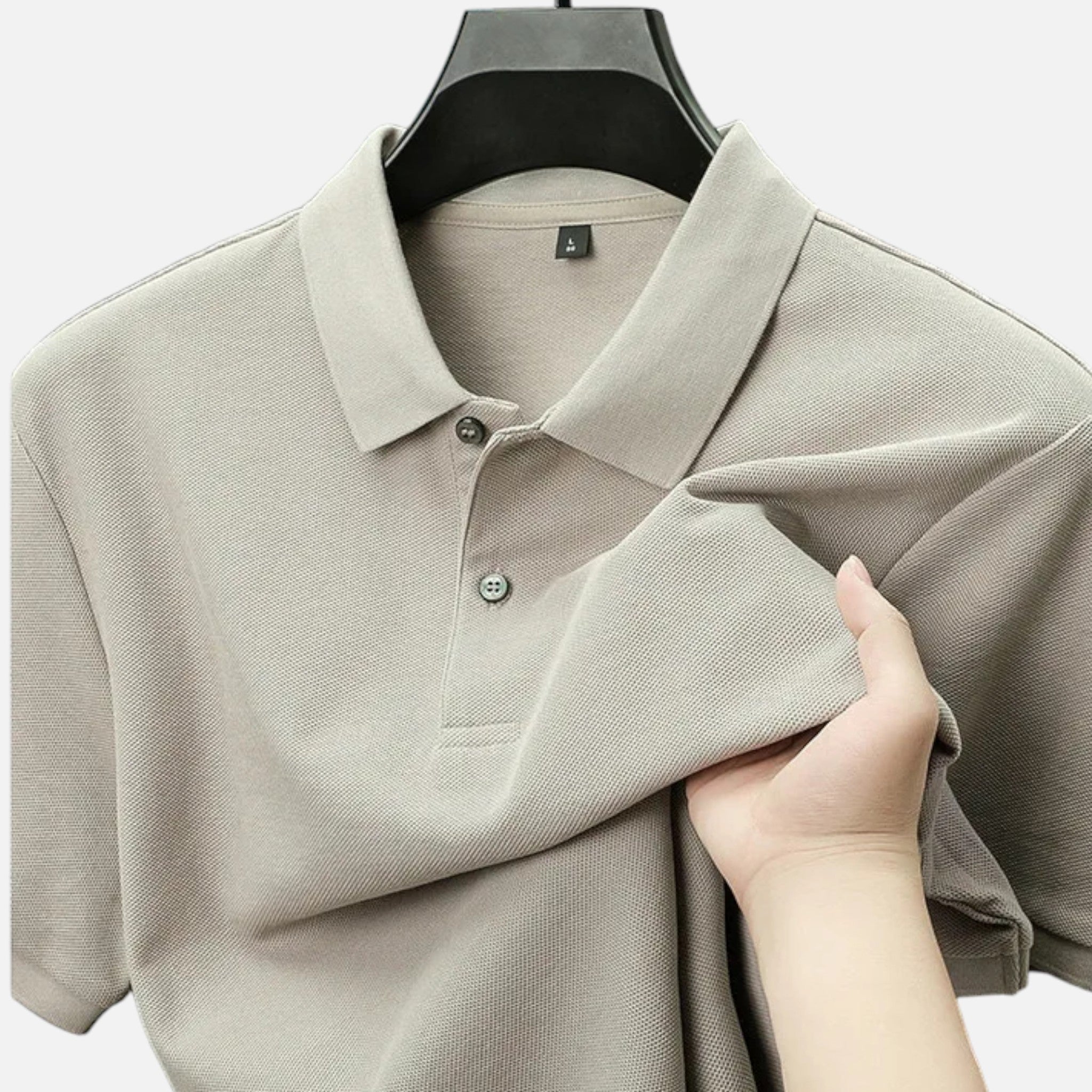Maison Delmont | Men’s Breathable Cotton Golf Polo