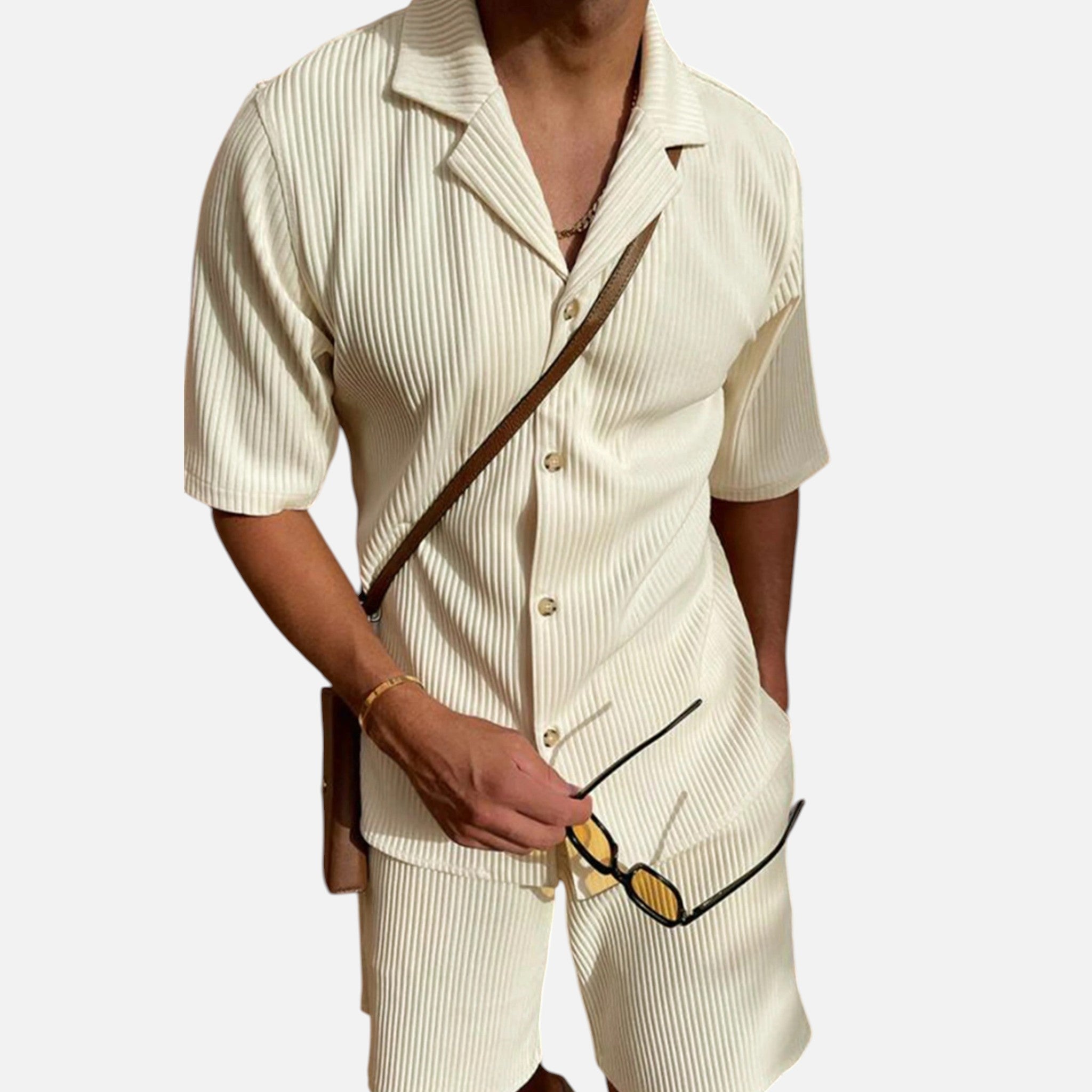 Maison Delmont | Men’s Corduroy Style Summer Set