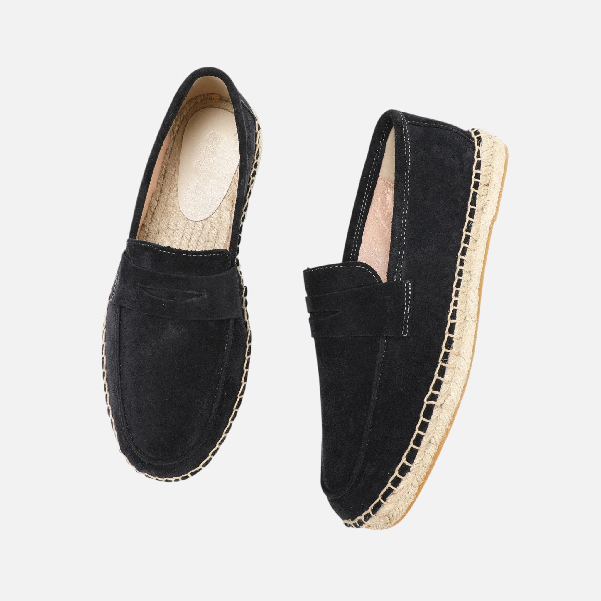 Men’s Suede Espadrille Loafers