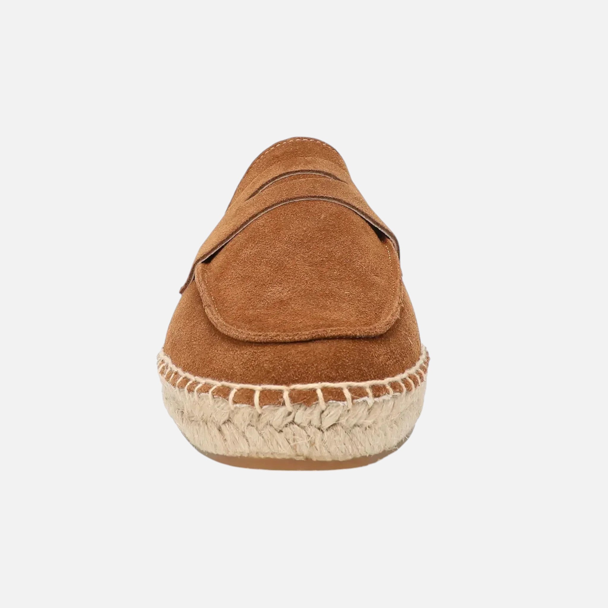 Maison Delmont | Men’s Suede Espadrille Loafers