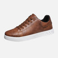 Maison Delmont | Men’s Classic Leather Driving Sneakers