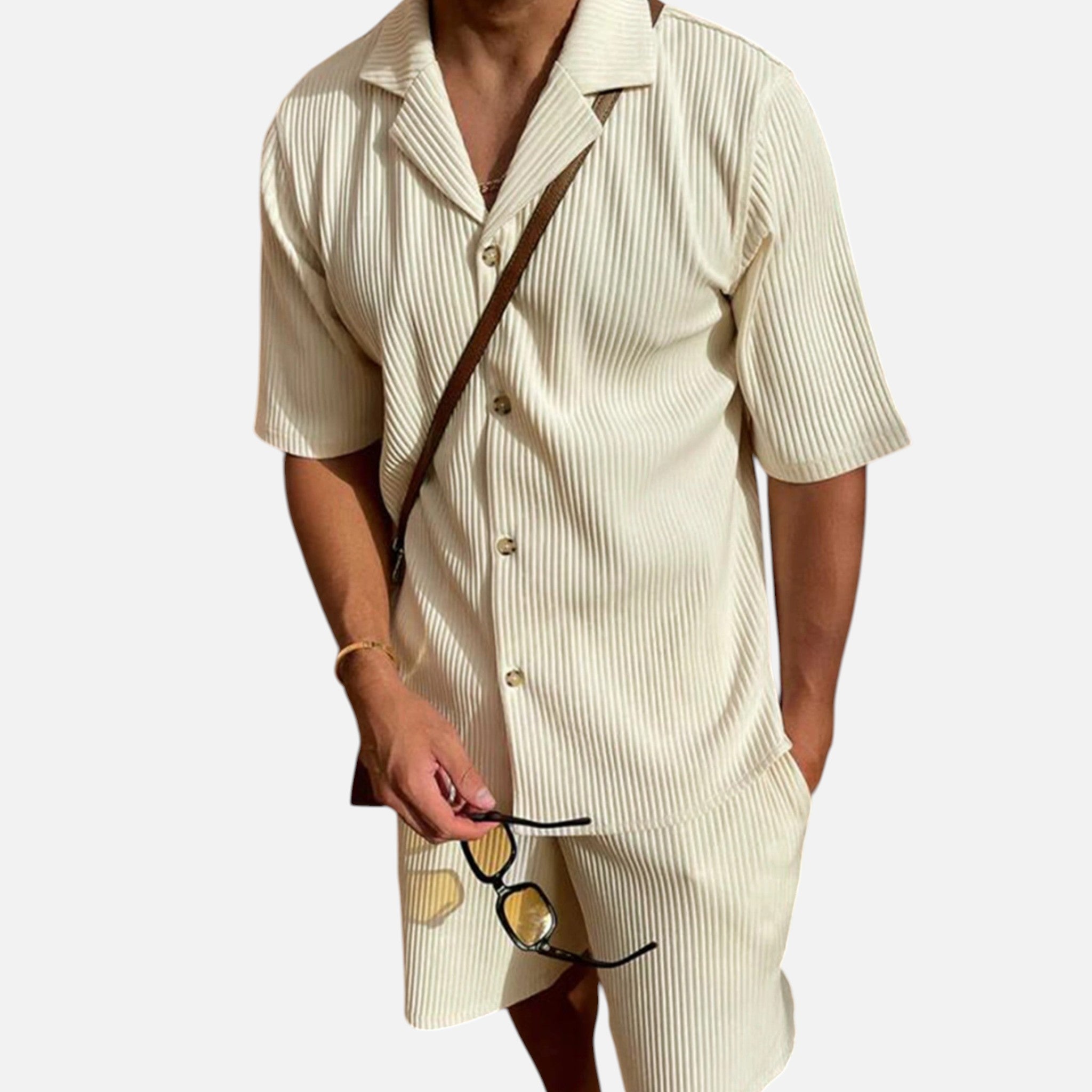 Maison Delmont | Men’s Corduroy Style Summer Set