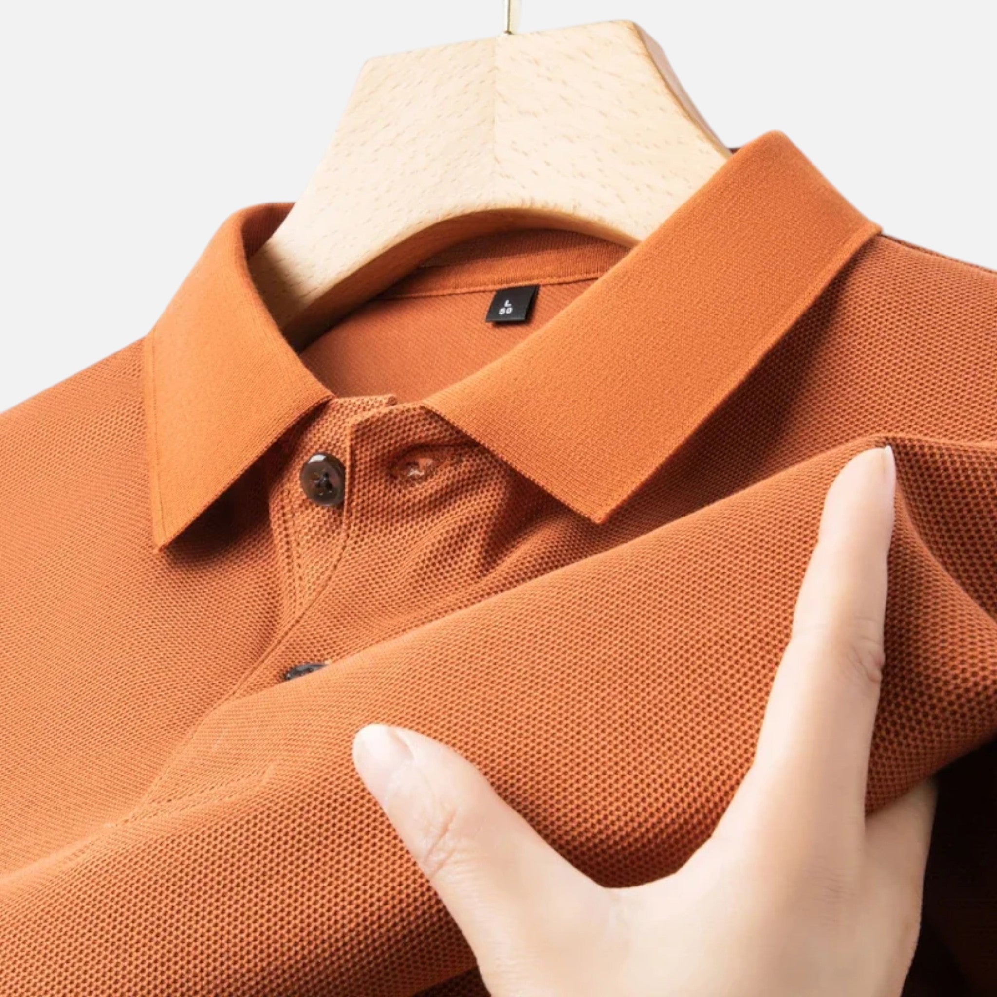 Maison Delmont | Men’s Breathable Cotton Golf Polo