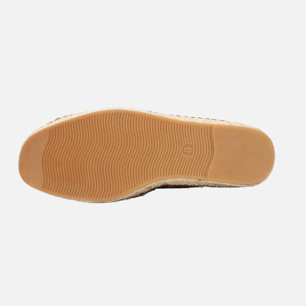 Maison Delmont | Men’s Suede Espadrille Loafers