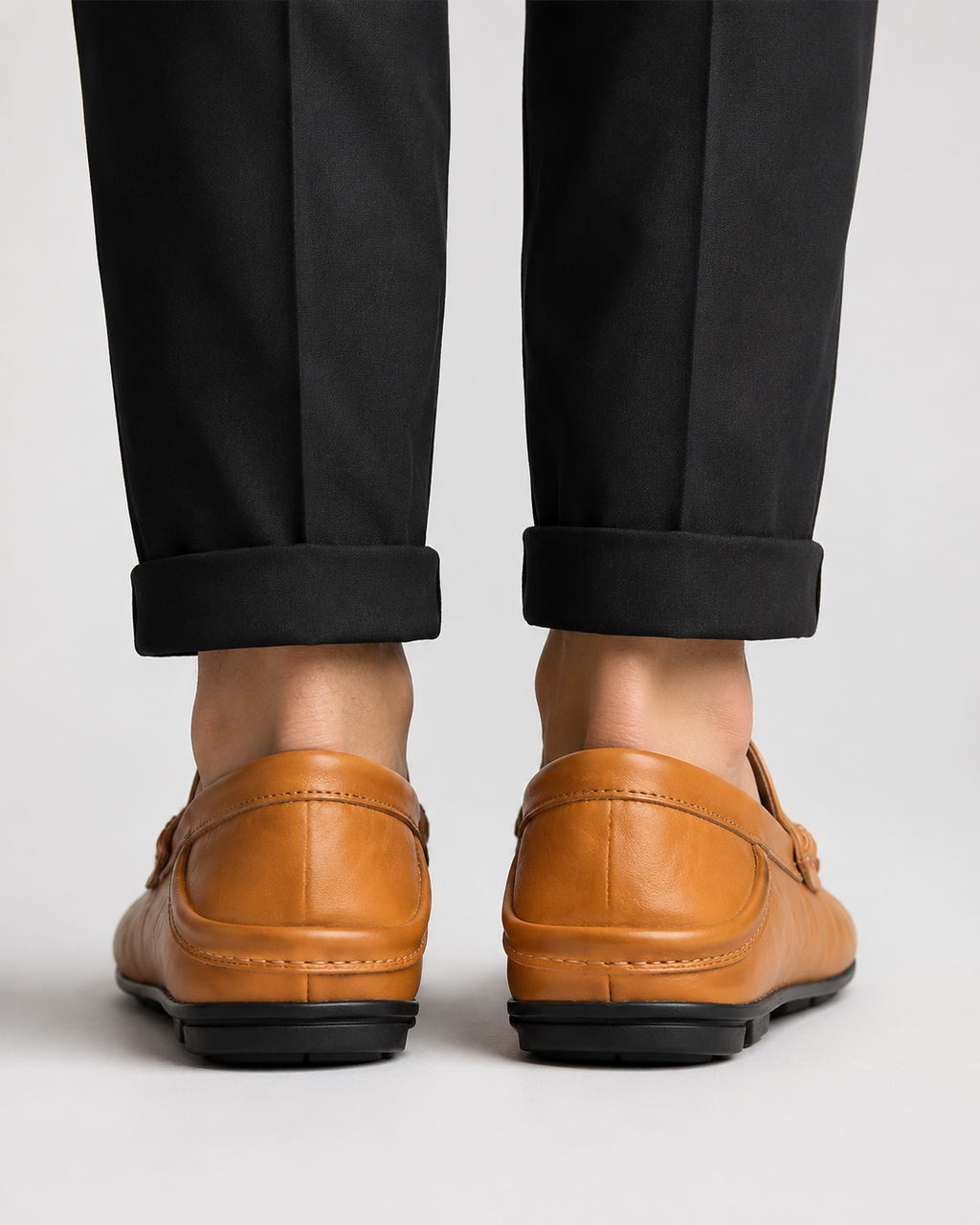 Men's Genuine Leather Driving Loafers – Classic Slip-On Moccasins