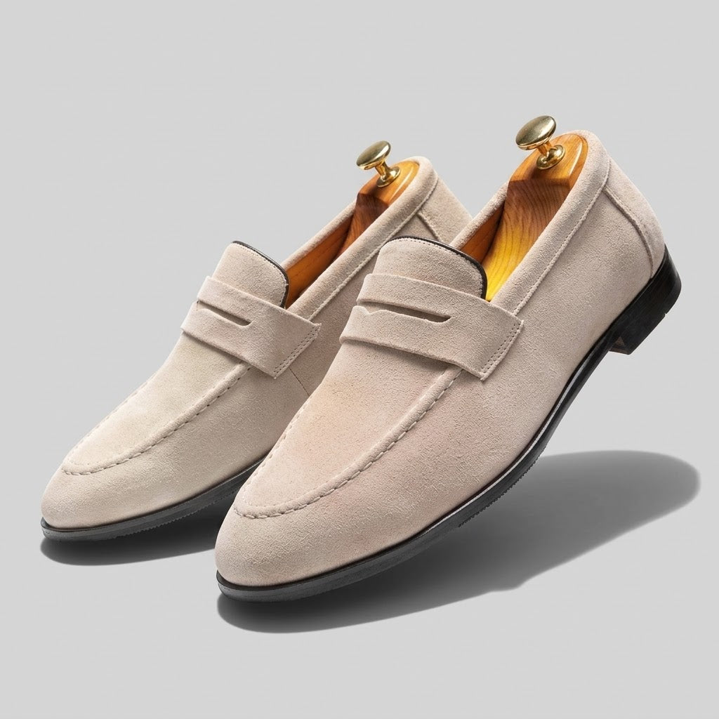 Men’s Suede Leather Slip-On Loafers