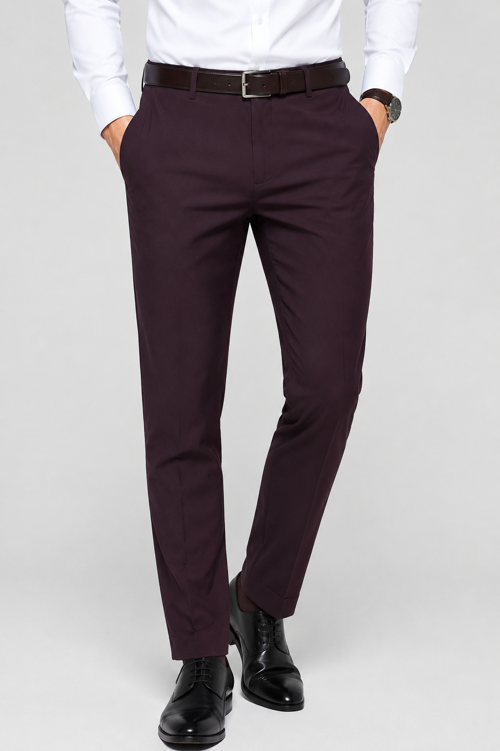 Men’s Classic Tailored Business Trousers