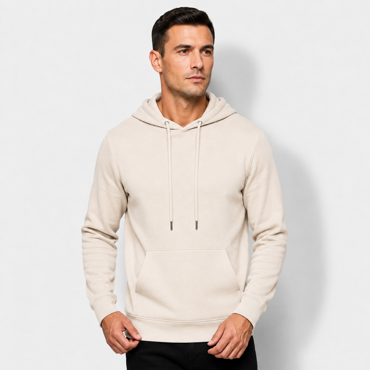 Men’s Merino Wool Knitted Hooded Sweater