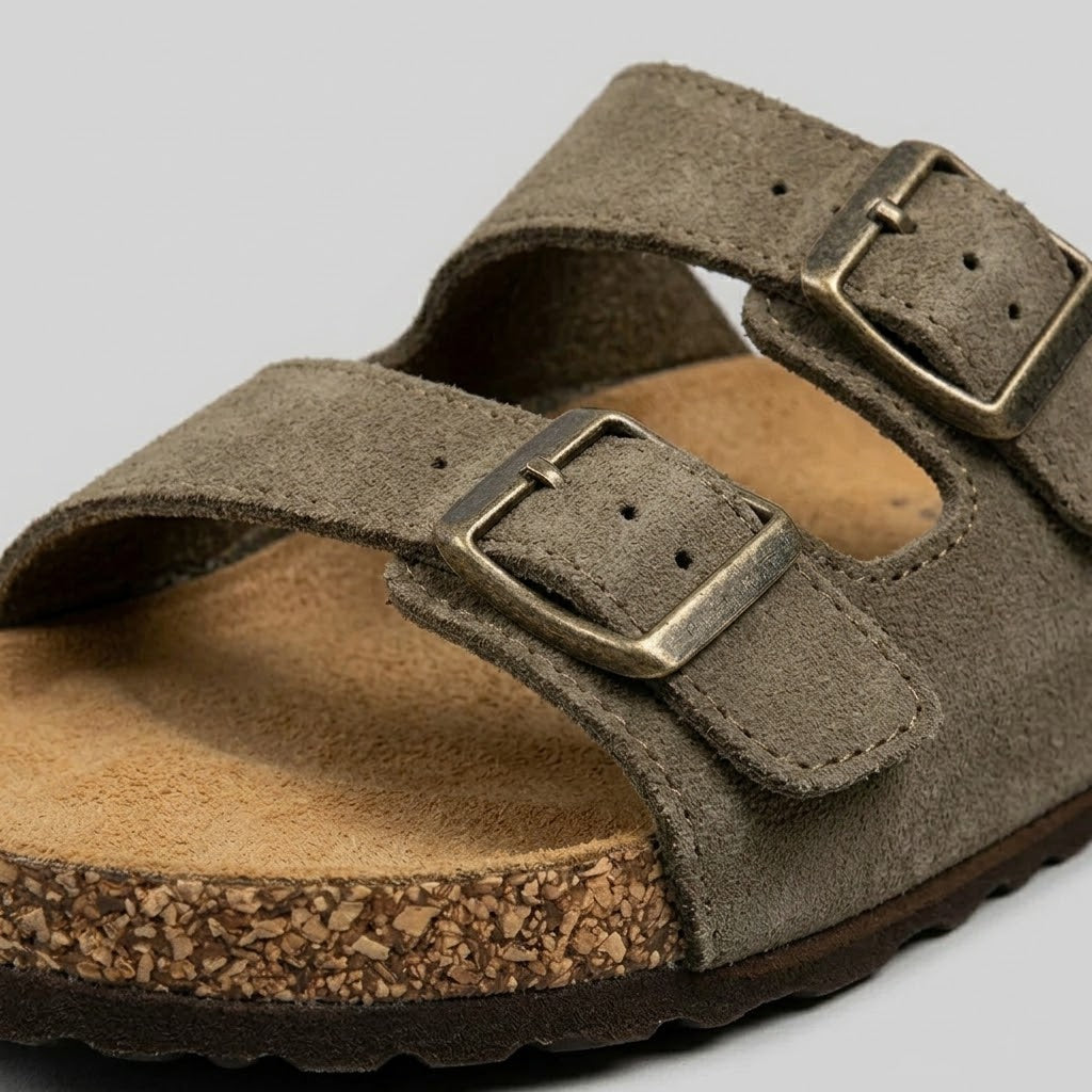 Classic Suede Cork Clogs with Arch Support
