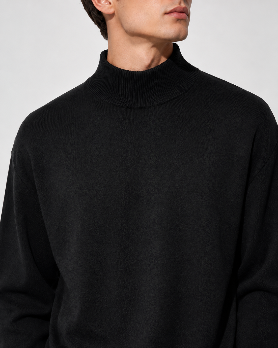 Men’s Merino Wool Turtleneck Sweater