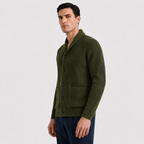 Men’s Chunky Knit Shawl Collar Cardigan