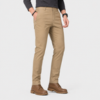 Men's Chino Pants - Stretch Cotton Smart Casual Trousers